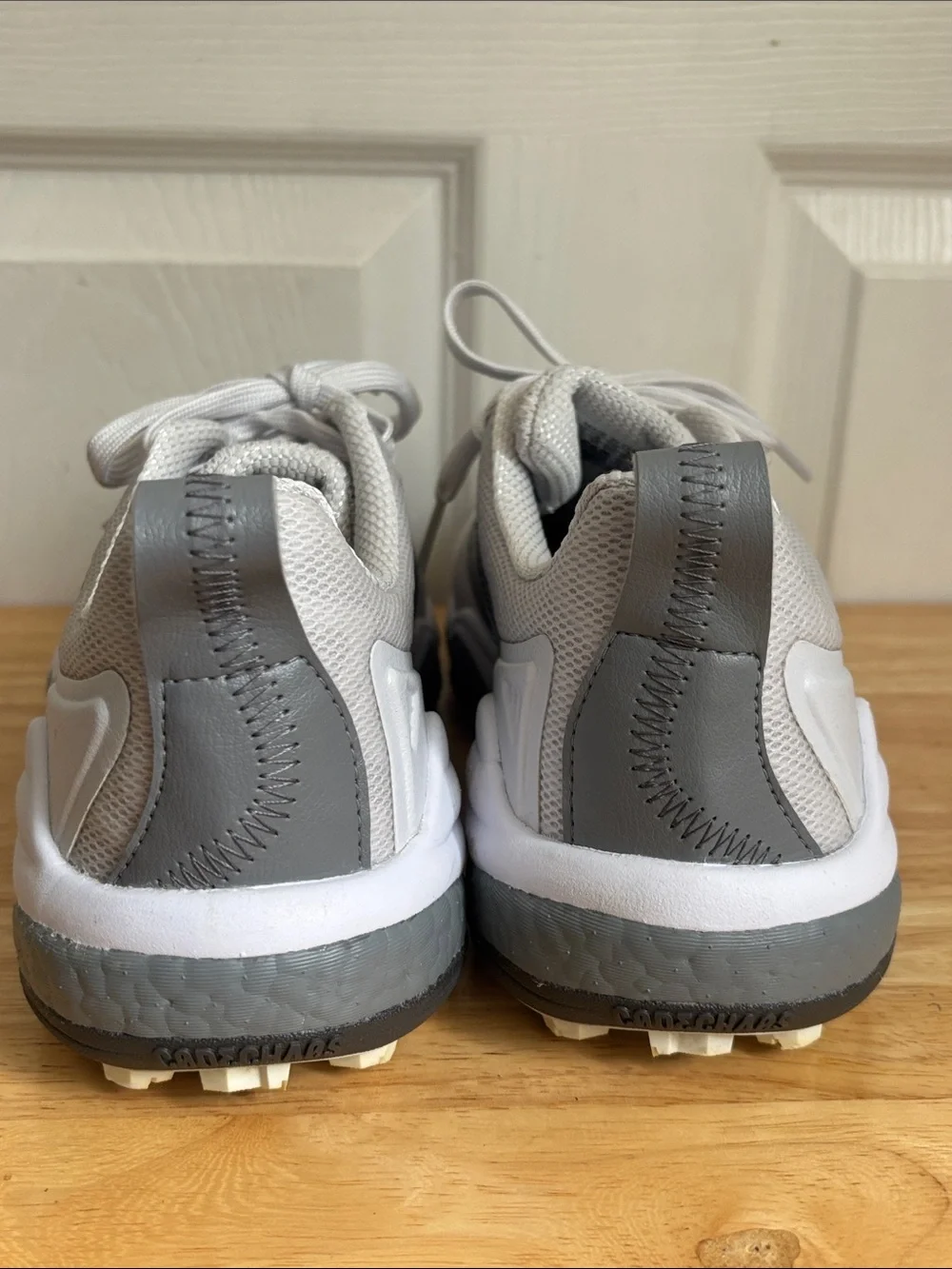 adidas white codechaos 25 spikeless golf shoes white size 10.5 lightstrike